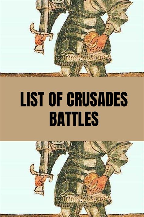 crudysx|List of Crusades